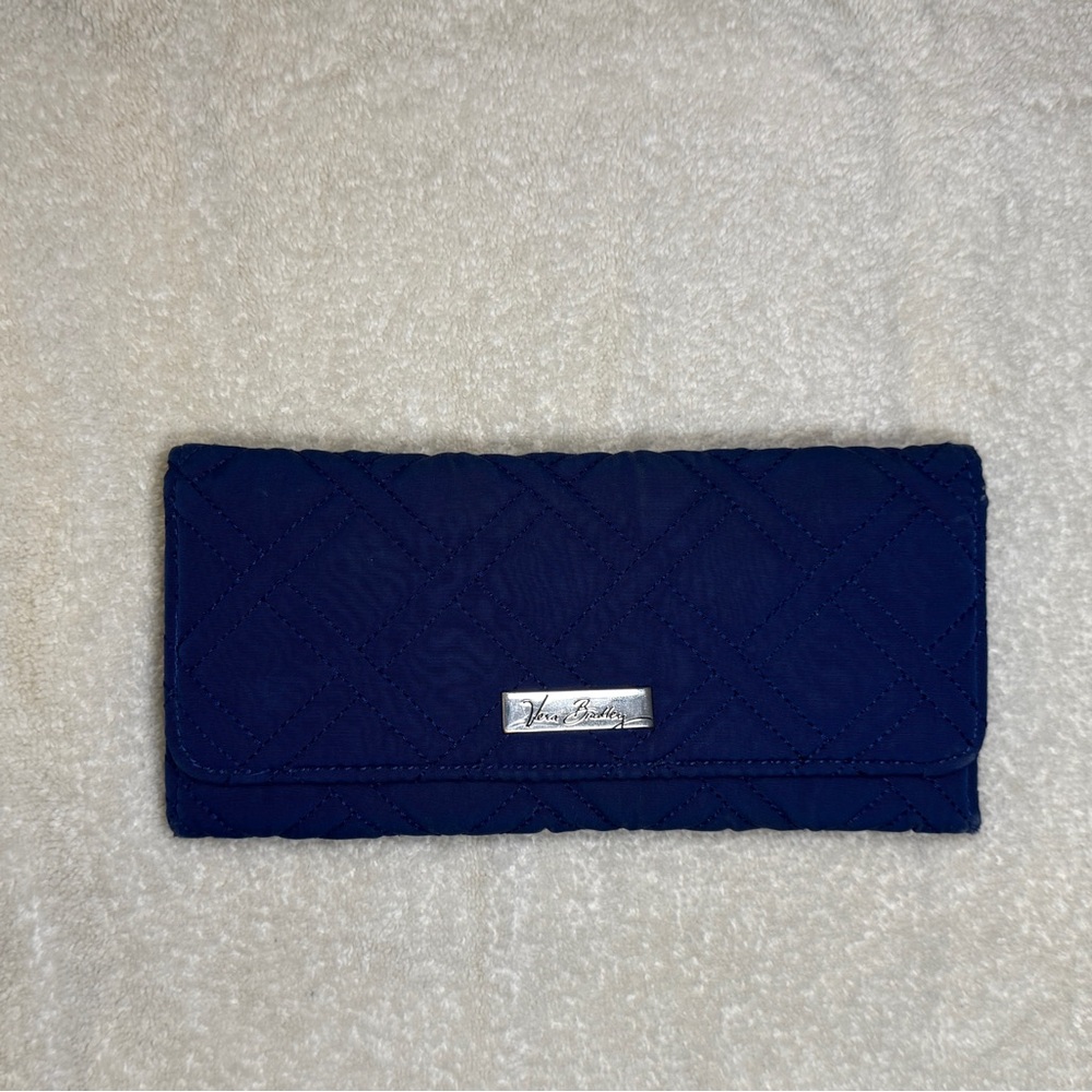 Vera Bradley Deep Blue Quilted Wallet